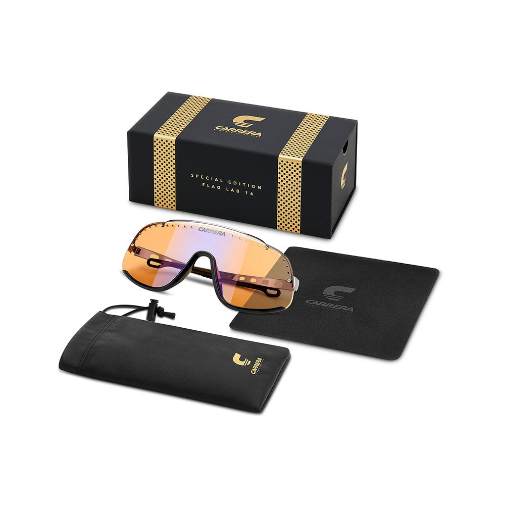 Carrera FLAGLAB 16 (8IJ/DP) | Unisex Kırmızı Güneş Gözlüğü
